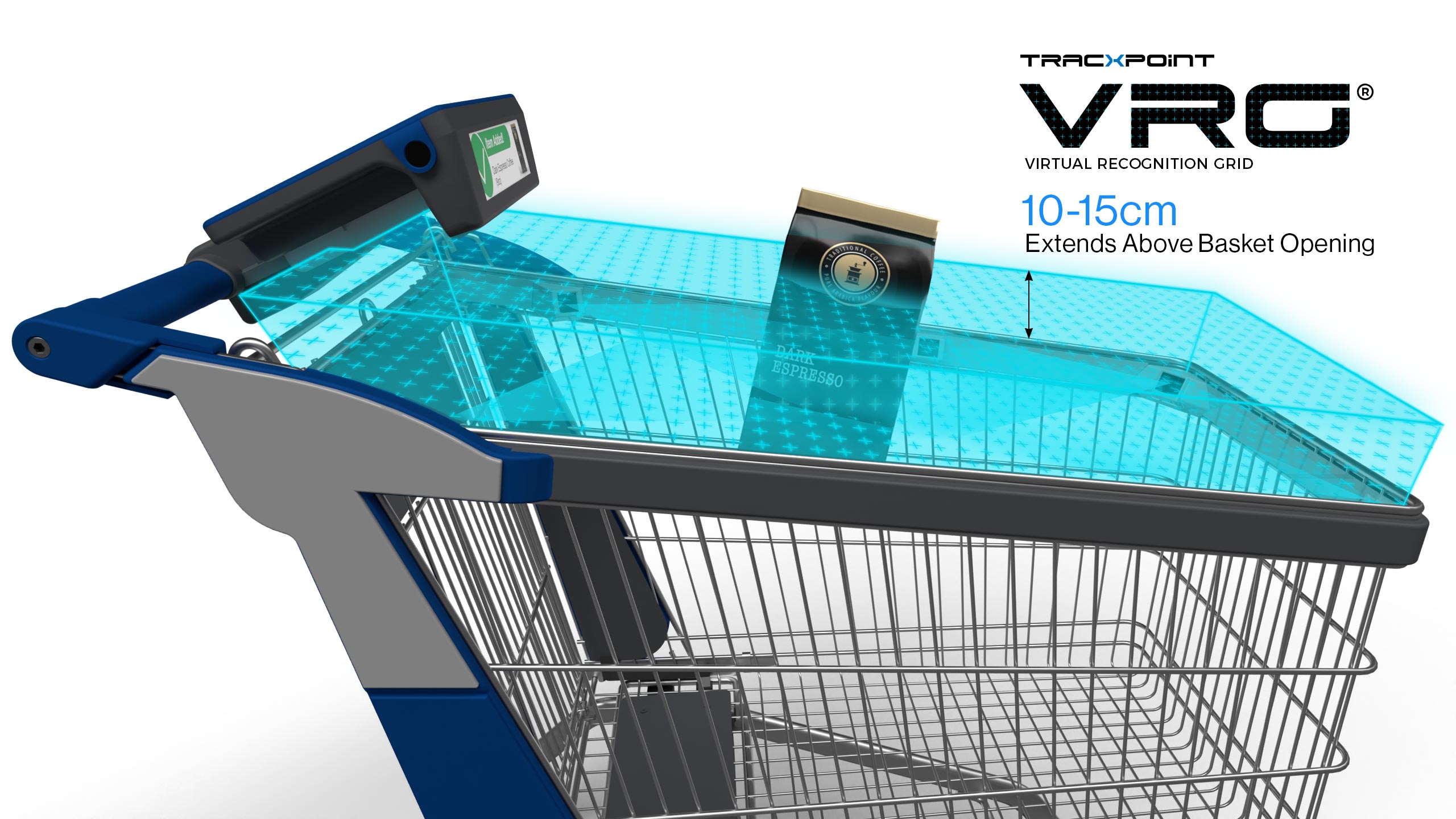 Smart Shopping Trolley from Tracxpoint with Computer Vision recognizes products instantly